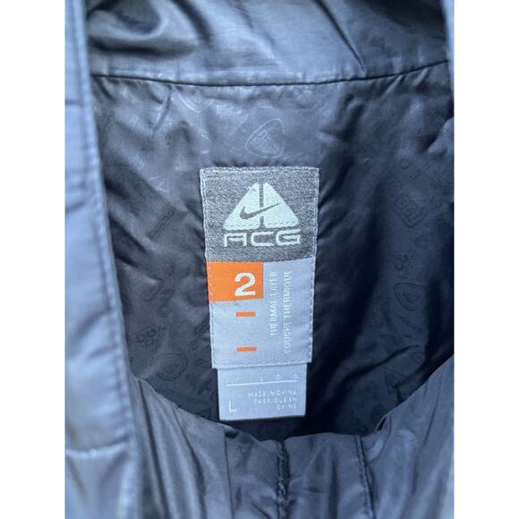 Vintage Nike ACG Puffer Jacket Size Large Black - Picture 7 of 14